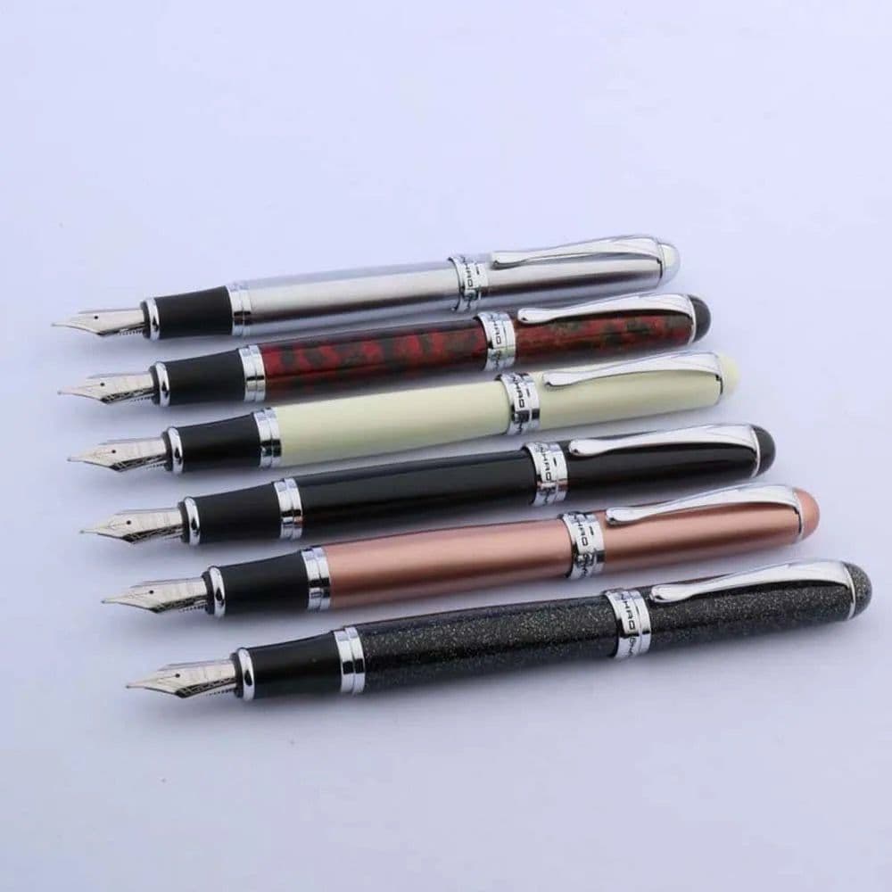 image-METAL Jinhao X750 Fountain Pen hot color Chessboard GIFT Medium Nib Stationery Office school supplies