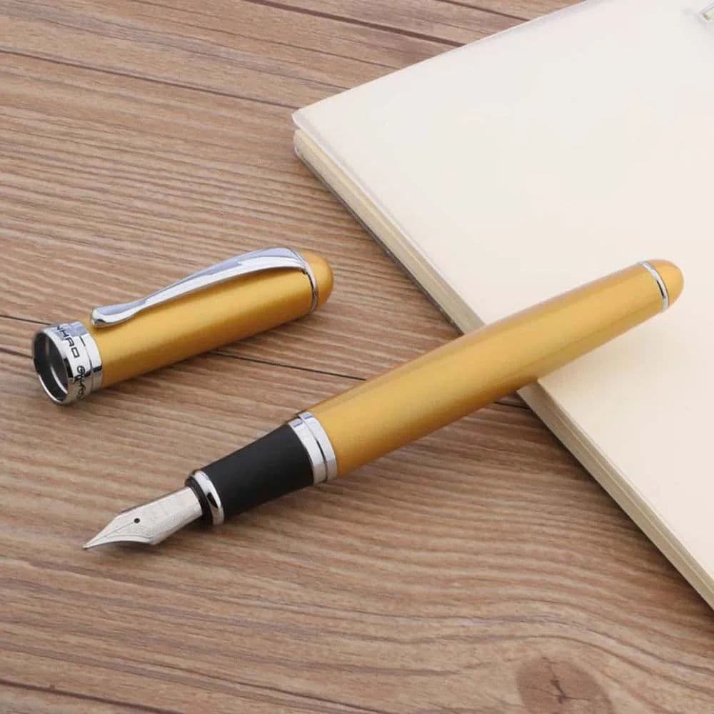image-METAL Jinhao X750 Fountain Pen hot color Chessboard GIFT Medium Nib Stationery Office school supplies