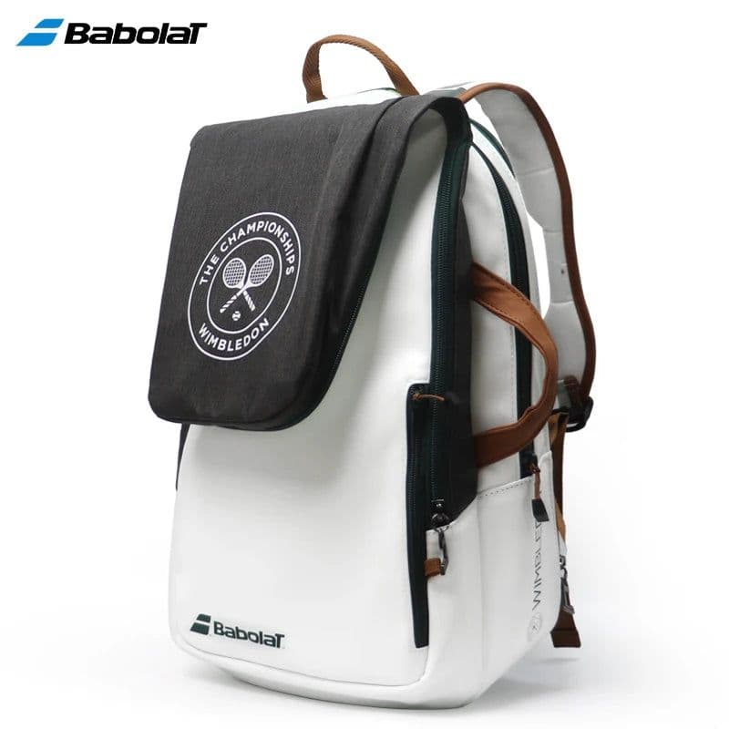 image-Genuine Babolat Tennis Backpack Pure Wimbledon Co-branding Tennis Padel Squash Badminton Rackets Bag Large Capacity Raquete Bags