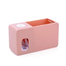image-2 In 1 Toothpaste Dispenser With Toothbrush Holder Wall Mount Automatic Tooth Paste Squeezer Bath Organizer Bathroom Accessories