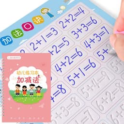 image-4 Books Reusable Copybook for Calligraphy Children's Favorite Copy Color Picture Book Learning Will Be Fun English Lettering Toy