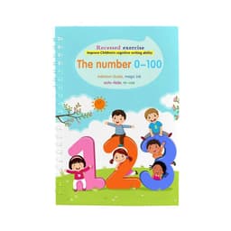 image-4 Books Reusable Copybook for Calligraphy Children's Favorite Copy Color Picture Book Learning Will Be Fun English Lettering Toy