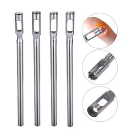 image-Stainless steel Medical Pedicure Drill Bit Faster Corn Remover Removal Foot Callus Cuticle Cutter Rotary Burr Bits Tool