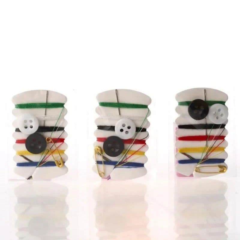 image-20/50/100pcs Mini Portable Sewing Kit Needle Thread Button Pin Travel Household Tools Hand Sewing Bag for Travel Hotel Supplies