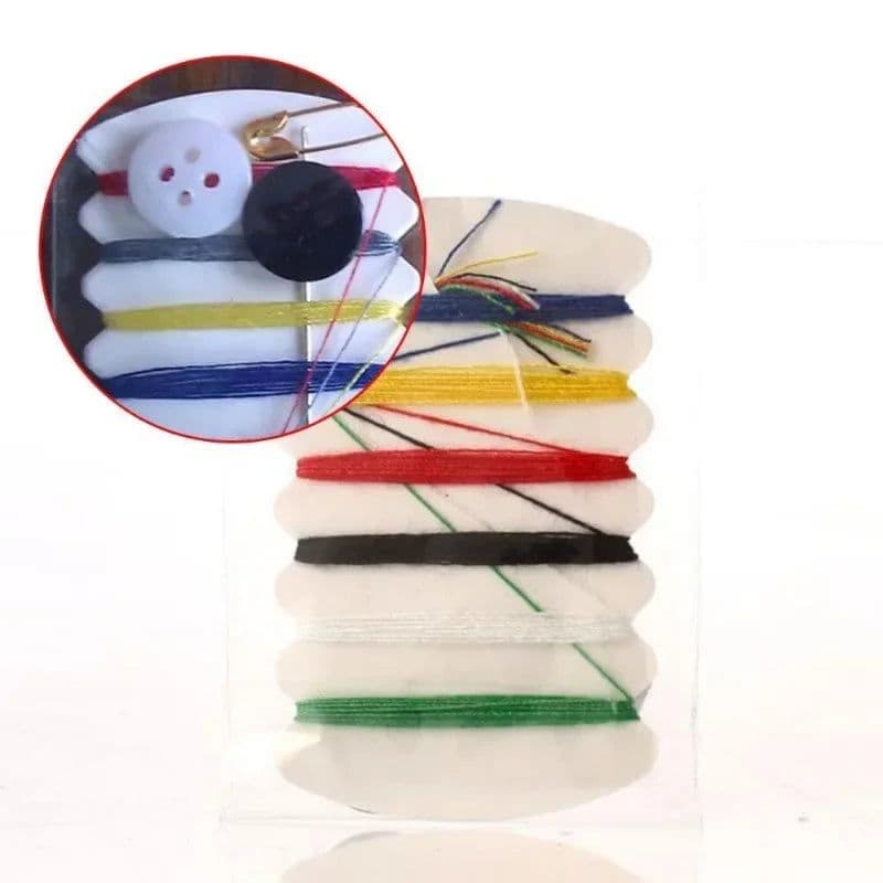 image-20/50/100pcs Mini Portable Sewing Kit Needle Thread Button Pin Travel Household Tools Hand Sewing Bag for Travel Hotel Supplies