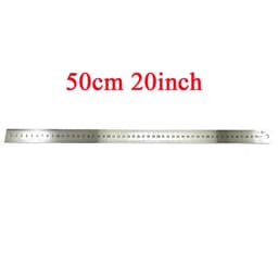 image-0.8mm Thickness Steel Ruler Thicker Drafting Supplies Hardware Tools Ruler Double Faced Office And School Kawaii Free Shipping