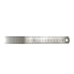 image-0.8mm Thickness Steel Ruler Thicker Drafting Supplies Hardware Tools Ruler Double Faced Office And School Kawaii Free Shipping