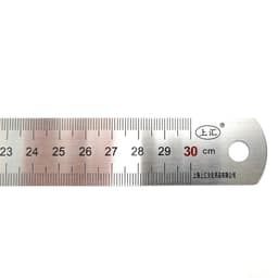 image-0.8mm Thickness Steel Ruler Thicker Drafting Supplies Hardware Tools Ruler Double Faced Office And School Kawaii Free Shipping