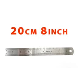 image-0.8mm Thickness Steel Ruler Thicker Drafting Supplies Hardware Tools Ruler Double Faced Office And School Kawaii Free Shipping