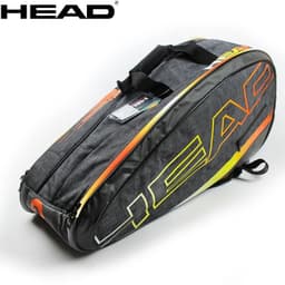 image-9-Pack HEAD Tennis Bag Classic Djokovic Tennis Racket Backpack Adult Men Women Squash Padel Beach Tennis Shoulder Bags Accessory