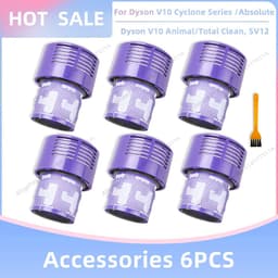 image-Replacement Hepa Filter Fit For Dyson SV12, Dyson V10 Cyclone Series, V10 Absolute, V10 Animal, V10 Total Clean Vacuum Parts