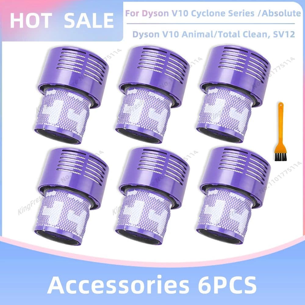 image-Replacement Hepa Filter Fit For Dyson SV12, Dyson V10 Cyclone Series, V10 Absolute, V10 Animal, V10 Total Clean Vacuum Parts