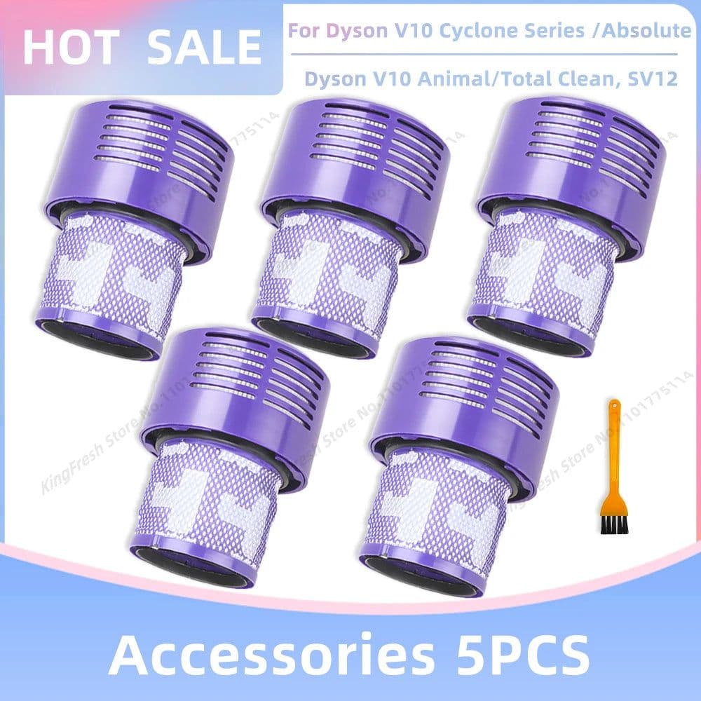 image-Replacement Hepa Filter Fit For Dyson SV12, Dyson V10 Cyclone Series, V10 Absolute, V10 Animal, V10 Total Clean Vacuum Parts