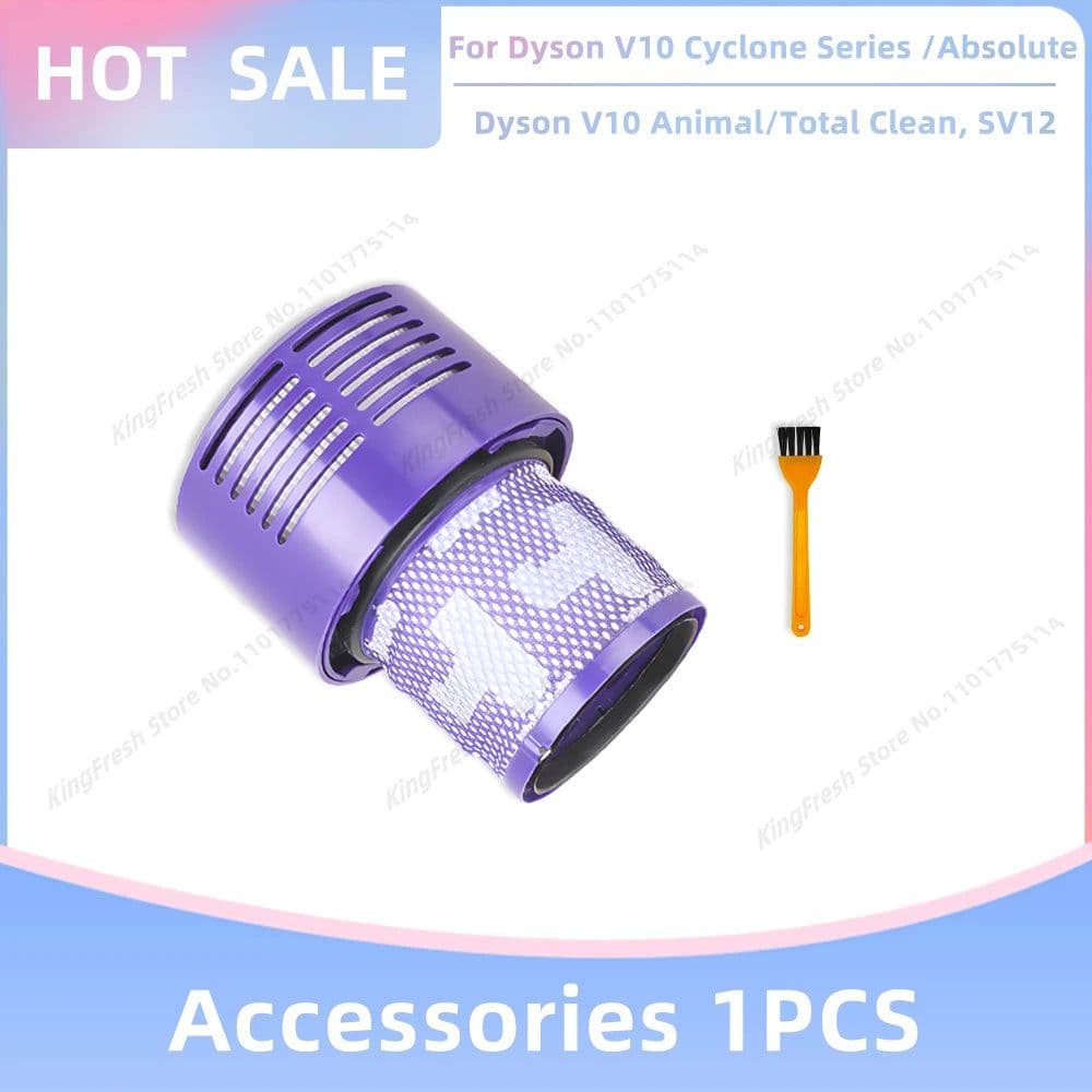 image-Replacement Hepa Filter Fit For Dyson SV12, Dyson V10 Cyclone Series, V10 Absolute, V10 Animal, V10 Total Clean Vacuum Parts