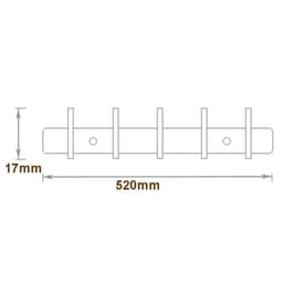 image-Hotaan Antique Brass Robe Hook Wall Mount Towel Holder Bathroom Accessories Organizer Luxury Clothes Hook Rack YT-3012