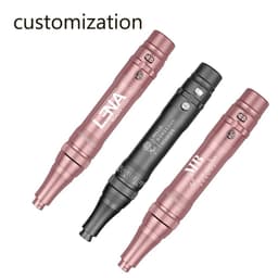 image-Rose Gold Professional Dermograph Wireless Permanent Makeup Machine Pen Beauty Eyebrow Tattoo Machine