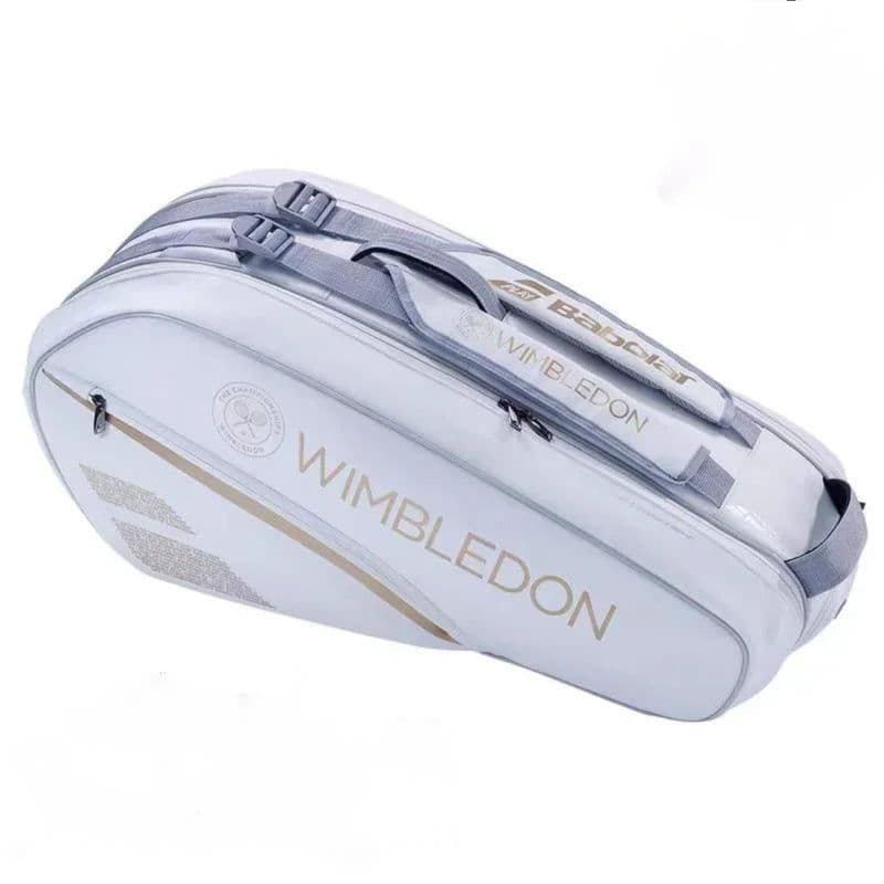 image-Babolat Tennis Backpack PURE Wimbledon Raqueteira Tennis Bag 2 /6 /12 Tennis Racket Bag Padel Racket Badminton Raquete Tenis Bag