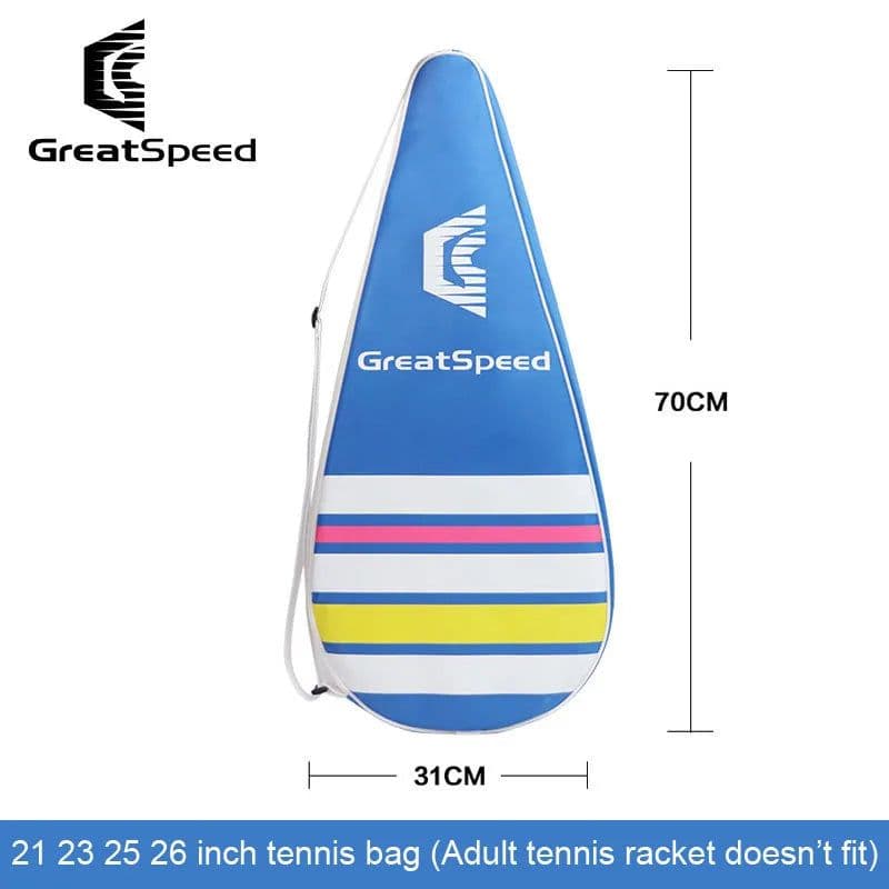 image-Kids 23in 21in 26in 25in Tennis Racket Cover GreatSpeed Children Boys Girls Training Tennis Badminton Shoulder Bag Padel Covers