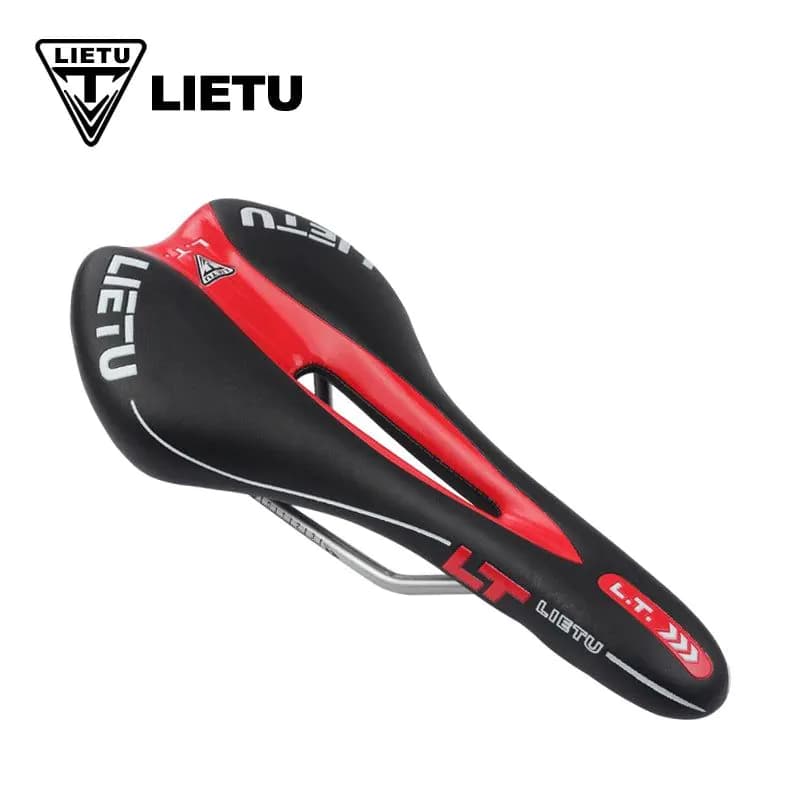 image-LIETU Bicycle Saddle MTB Road Bike Cycling Silicone Skid-proof Saddle Seat Silica Gel Cushion Seat Leather Front Seat Mat