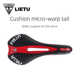image-LIETU Bicycle Saddle MTB Road Bike Cycling Silicone Skid-proof Saddle Seat Silica Gel Cushion Seat Leather Front Seat Mat
