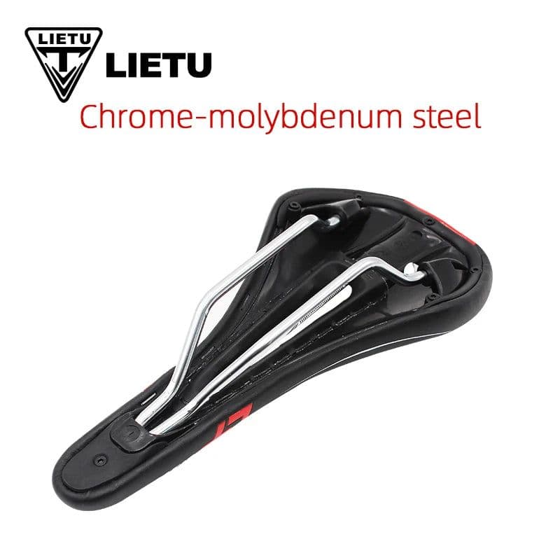 image-LIETU Bicycle Saddle MTB Road Bike Cycling Silicone Skid-proof Saddle Seat Silica Gel Cushion Seat Leather Front Seat Mat