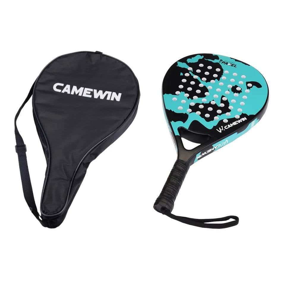 image-New Professional Carbon Fiber Padel Tennis Racket Soft Face Paddle Tennis Racquet with Bag Cover