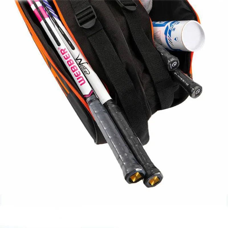 image-Badminton Racket HandBag Large Capacity Tennis Backpack Racquet Basic Series Sports Bag Outdoor Gym 6-12 Pieces Squash Padel