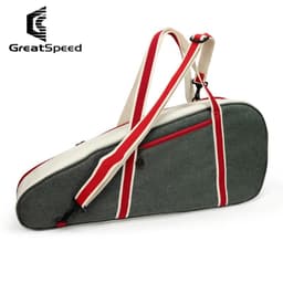 image-Genuine GreatSpeed 3 Pack Tennis Shoulder Bag Adults Light Portable Tenis Padel Squash Racket Bag Classic Badminton Storage Bags