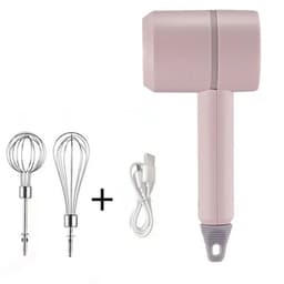 image-USB 2 In 1 Electric milk frother Garlic Chopper Masher Whisk Egg Beater 3-Speed Mixer Kitchen Handheld Automatic frother foamer