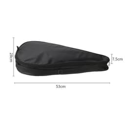 image-Oxford Black Padel Paddle Bag Cover For Various Tennis Racket Soft Face Carbon Fiber EVA Racquet Unisex Tennis Shoulder Bags