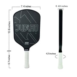image-Pickleball Paddle Carbon Surface with High Grit & Spin USAPA Compliant Enhanced Power Sweet Spot T700 Raw Carbon Fiber Paddle