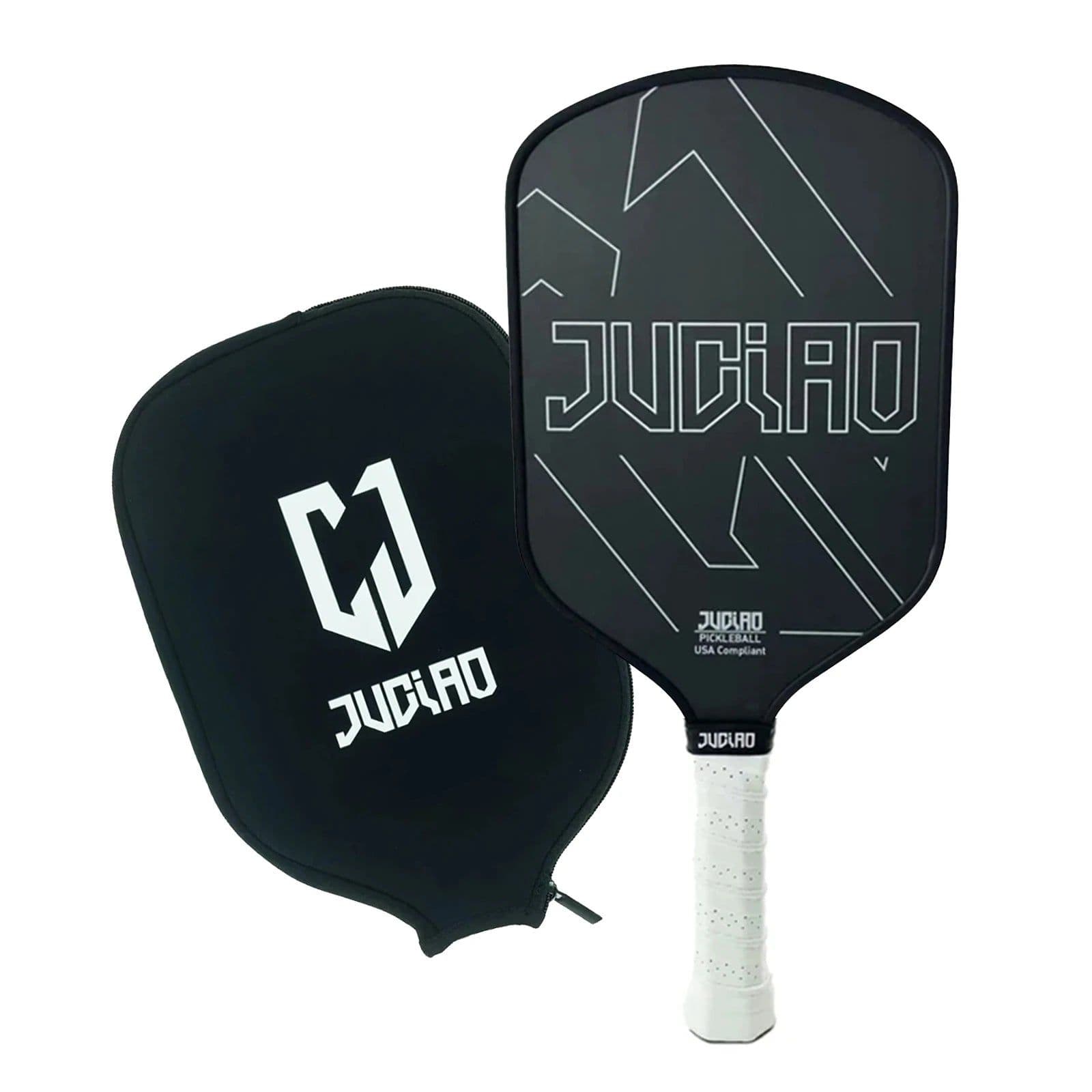image-Pickleball Paddle Carbon Surface with High Grit & Spin USAPA Compliant Enhanced Power Sweet Spot T700 Raw Carbon Fiber Paddle