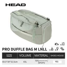 image-Original HEAD Pro Duffle Peretini Tennis Backpack 2023 New 6R 9R Tennis Rackets Bag Unisex Portable Squash Padel Tenis Court Bag