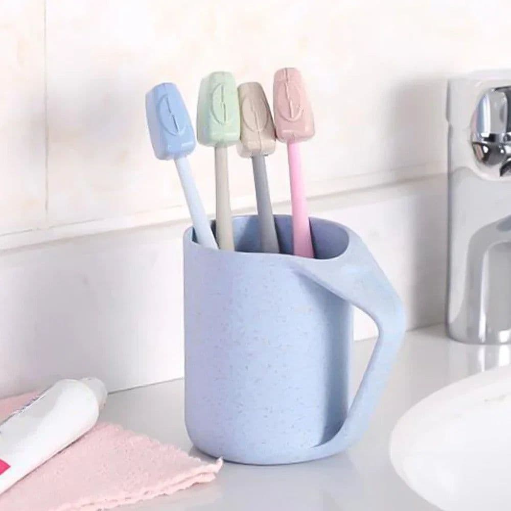 image-4Pcs/set Mini Toothbrush Head Cover Portable Tooth Brush Holder Cap For Outdoor Travel Household Bathroom Organizer Accessories
