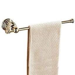 image-Luxury Crystal Gold Color Bathroom Accessories Set Gold Polished Brass Bath Hardware Set Wall Mounted Bathroom Products banheiro