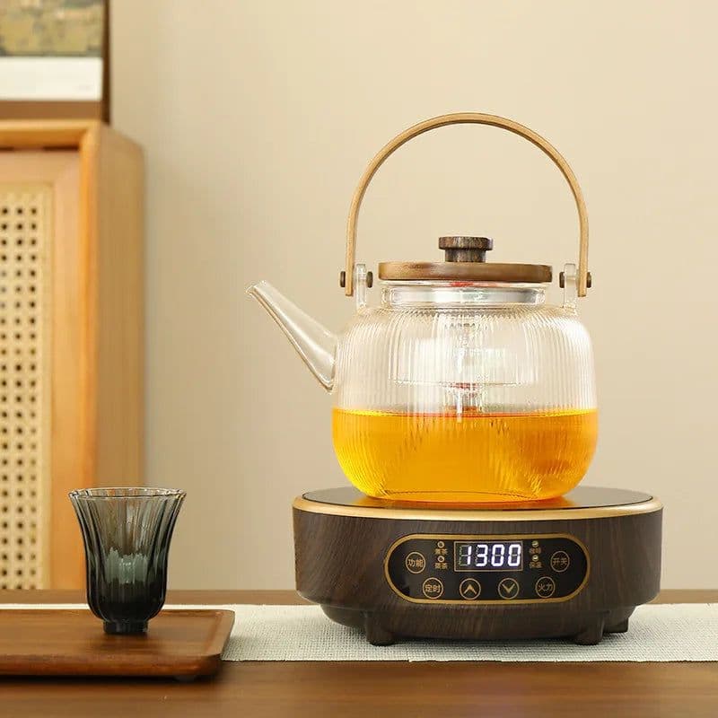image-1300W Electric Ceramic Stove Smart Tea Stove Boiling Water Heater Household 7 Gear Heating Stove Tea Maker Water Boiler 220V