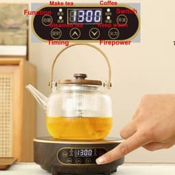 image-1300W Electric Ceramic Stove Smart Tea Stove Boiling Water Heater Household 7 Gear Heating Stove Tea Maker Water Boiler 220V