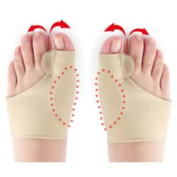 image-1Pair Toe Separator Hallux Valgus Bunion Corrector Hammer Toe Straightener Foot Pain Relief Orthopedic Pedicure Tools Foot Care