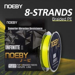 image-NOEBY PE Line X8 Strand Braided Fishing Line 150m 300m 1-103LB Super Tension Wear Resistance Smooth Multifilament Fishing Line