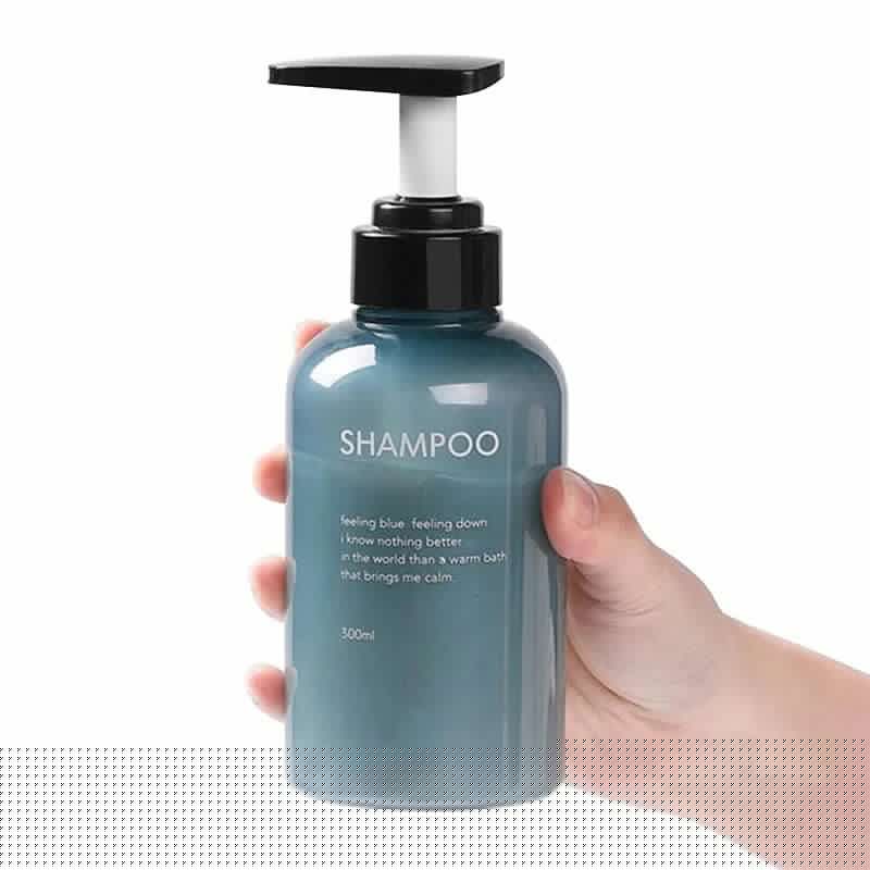 image-Liquid Soap Dispenser Bottle Bathroom Shampoo Body Wash Bottle Press Type Lotion Empty Bottle 300ML/500ML