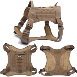 image-Tactical Militar Dog Harness for Large Dog Harness with Rope Reflective Dog Harness with Handle Labrador Retriever Chest Clothes