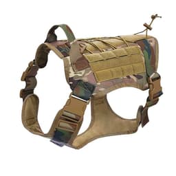 image-Tactical Militar Dog Harness for Large Dog Harness with Rope Reflective Dog Harness with Handle Labrador Retriever Chest Clothes