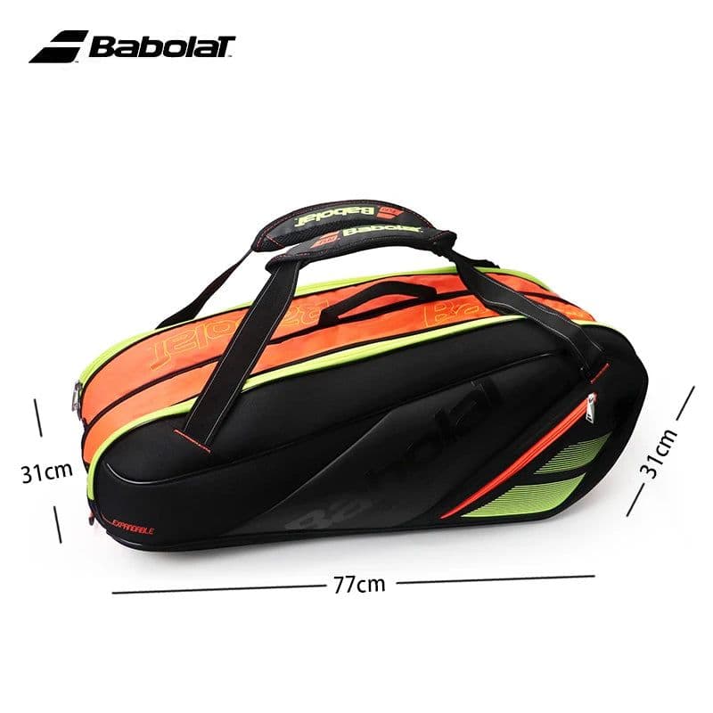 image-2024 Original BABOLAT Team Series Tennis Bag 4R 10R Large Capacity Squash Padel Tenis Racket Backpack Men Women Shoulder Handbag