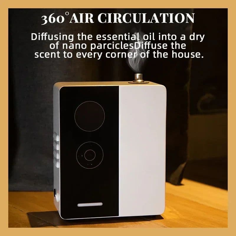 image-500m³ Hotel Aroma Essential Oil Diffuser Multi Segment Timing Air Freshener Room Fragrance Office Perfume Purifier Scent Machine