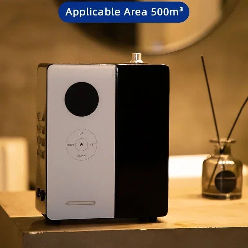 image-500m³ Hotel Aroma Essential Oil Diffuser Multi Segment Timing Air Freshener Room Fragrance Office Perfume Purifier Scent Machine