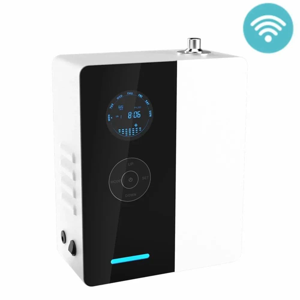 image-500m³ Hotel Aroma Essential Oil Diffuser Multi Segment Timing Air Freshener Room Fragrance Office Perfume Purifier Scent Machine