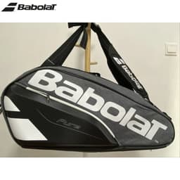 image-Original Pure Series BABOLAT Tennis Bag 6 Rackets Padel Beach Tennis Backpack Shoes Compartment CCT Inner Storage Shoulder Bags