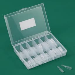 image-Nailpop Dual System Nails Forms Acrylic Extension False Nail Tips Top Forms for Nails Gel Building Mold Art Tools 120Pcs/Box