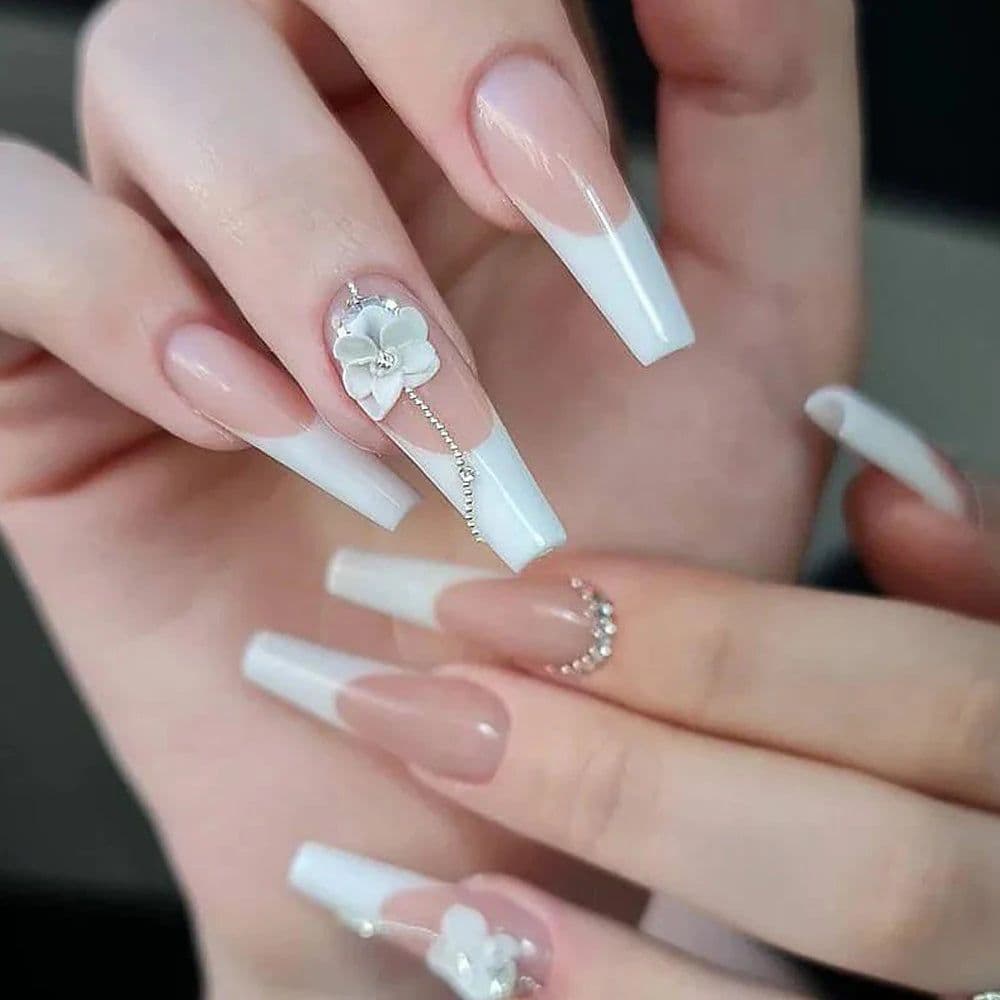 image-Nailpop Dual System Nails Forms Acrylic Extension False Nail Tips Top Forms for Nails Gel Building Mold Art Tools 120Pcs/Box