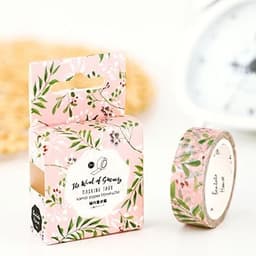 image-15mm X 7m Cute Lotkawaii Flower food animals Decorative Washi Tape DIY Scrapbooking Masking Tape School Office Supply